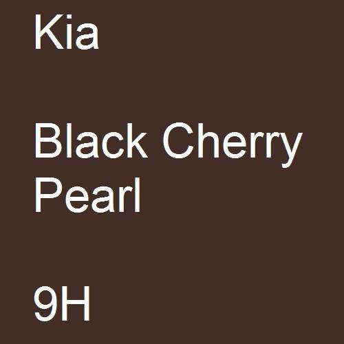 Kia, Black Cherry Pearl, 9H.